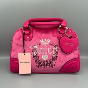 Juicy couture heritage bowler purse